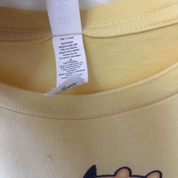 Next Level Apparel "I'm Nice" Yellow T-Shirt - Picture 5 of 10